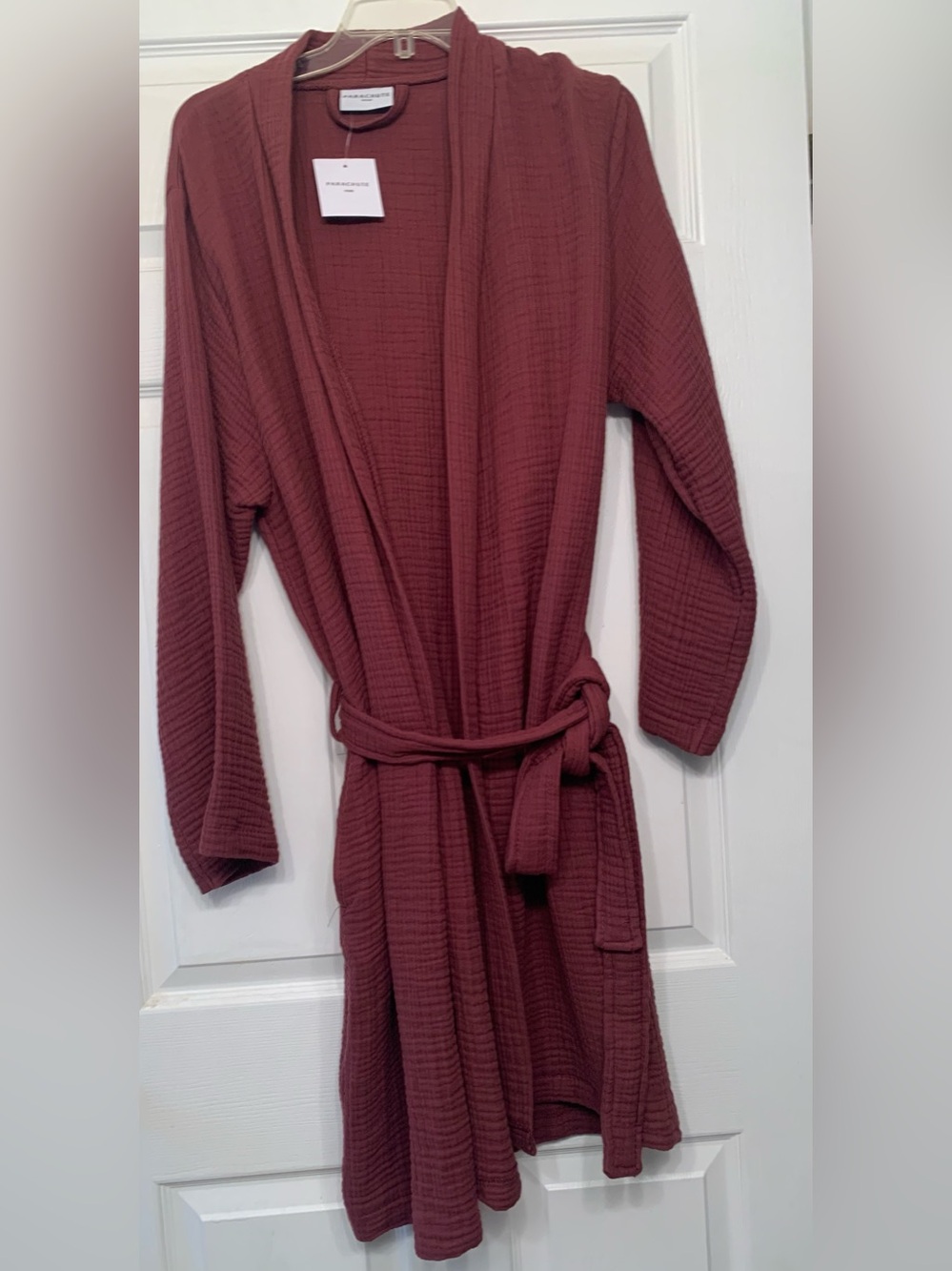 NWT Parachute Size Medium Cotton Cloud Gauze Mulberry Bath Robe Lounge Casual